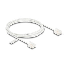 DeLOCK Cable de red RJ45 Cat.6 UTP Ultra Slim 2 m Blanco