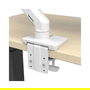 Ergotron HX Brazo de soporte regulable para monitor (98-630-216), Montaje en escritorio, Blanco, Capacidad 2.09 kg