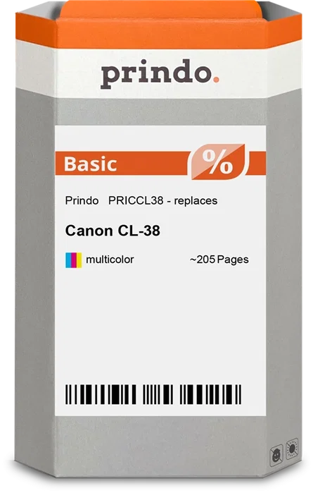 Prindo Cartucho de tinta varios colores PRICCL38 Basic Prindo Cartucho de tinta varios colores PRICCL38 Basic