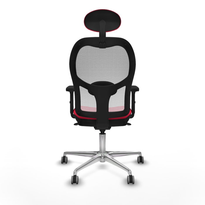 PIQUERAS Y CRESPO Silla de oficina Jorquera Roja y Blanca