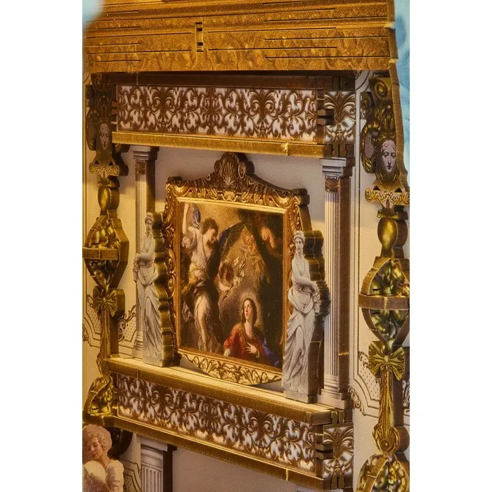 Revell Book Nook Kit de construcción 3D DIY sujetalibros Tiny Adventures - Bridgerton: El duque y yo con LED REV4009803005423