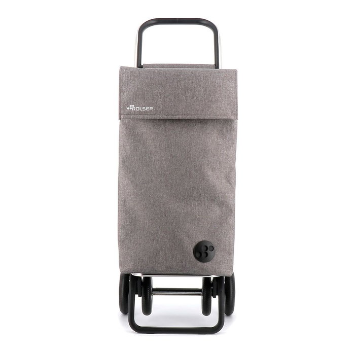 Rolser Carro de la compra sbelta tweed 4.2 Gris 44L Aluminio Plegable Soporte Delantero Carga 50kg