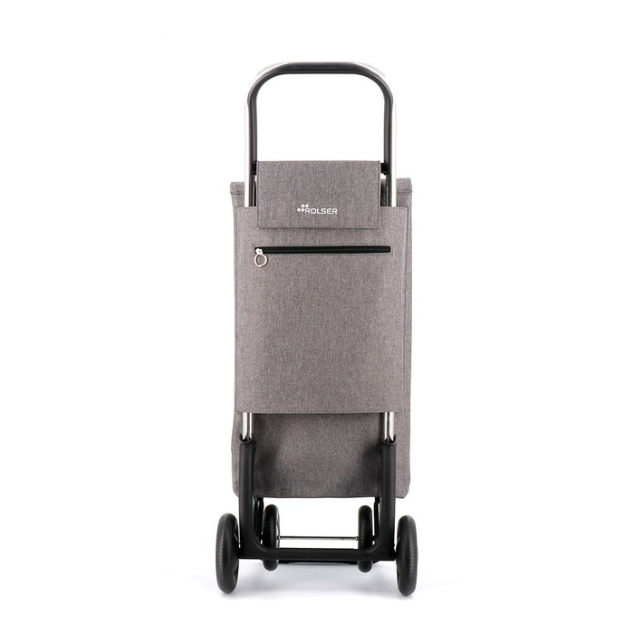 Rolser Carro de la compra sbelta tweed 4.2 Gris 44L Aluminio Plegable Soporte Delantero Carga 50kg