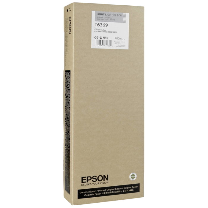 Epson Cartucho Gris Claro T636900 700ml