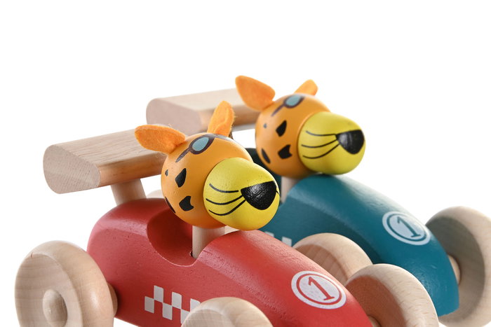 DKD Home Decor Set de Coches de Madera Hechos a Mano (Surtido de 2) DKD Home Decor Set de Coches de Madera Hechos a Mano (Surtido de 2)
