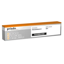 Prindo Cinta nylon negro MC25220 PRIO09002311 compatible con OKI 09002311