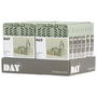 Day Set de 2 Cajas Plegables 17x12,5 cm Verde Musgo, Capacidad 1,2 L, Almacenaje Plegable y Apilable, con Etiquetas