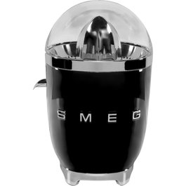 Smeg CJF11BLEU Exprimidor de cítricos Negro/Plata