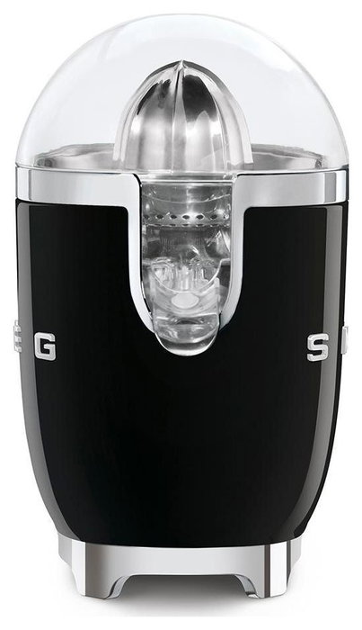 Smeg CJF11BLEU Exprimidor de cítricos Negro/Plata