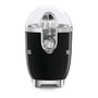 SMEG CJF11BLEU Exprimidor de Cítricos Eléctrico, Color Negro, 70 W, Cono de Acero Inoxidable, Función Anti-Goteo, 1 m de Cable, Apto para Limones y Naranjas