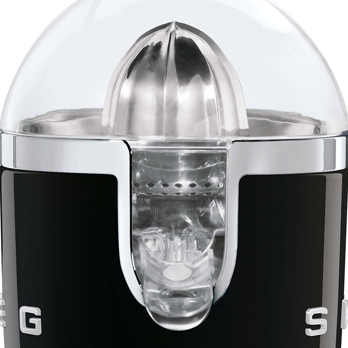 Smeg CJF11BLEU Exprimidor de cítricos Negro y Plata