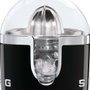 Smeg CJF11BLEU Exprimidor de cítricos Negro y Plata