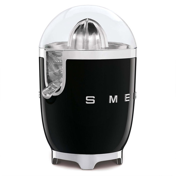 Smeg CJF11BLEU Exprimidor de cítricos Negro y Plata