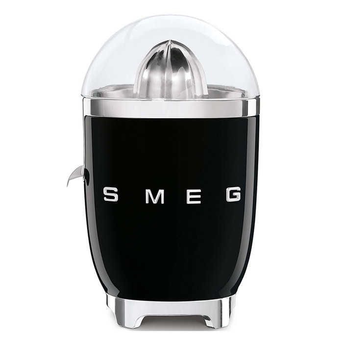 Smeg CJF11BLEU Exprimidor de cítricos Negro y Plata