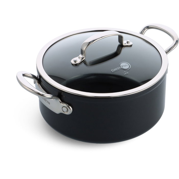 GreenPan Barcelona Pro Casserole 24cm Black GreenPan Barcelona Pro Casserole 24cm Black
