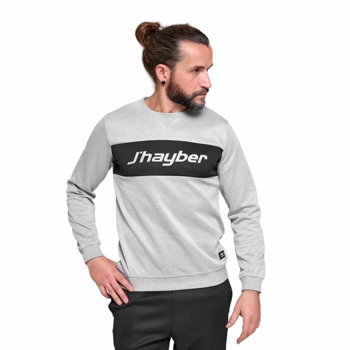 Sudadera sin Capucha Hombre J-Hayber Essential Gris claro 134 Lust