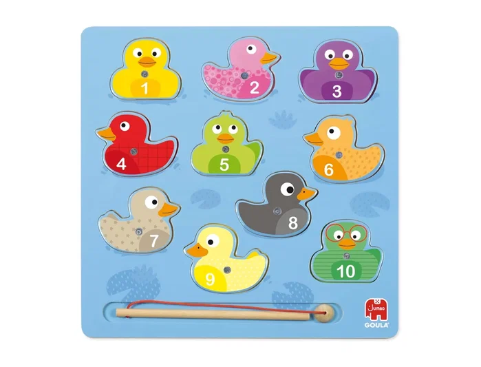 GOULA Puzle Patos Magnéticos de Madera 11 piezas GOULA Puzle Patos Magnéticos de Madera 11 piezas