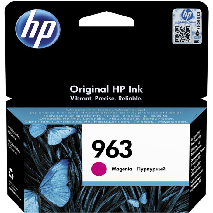 HP Cartucho de Tinta Original 963 Magenta 3JA24AE