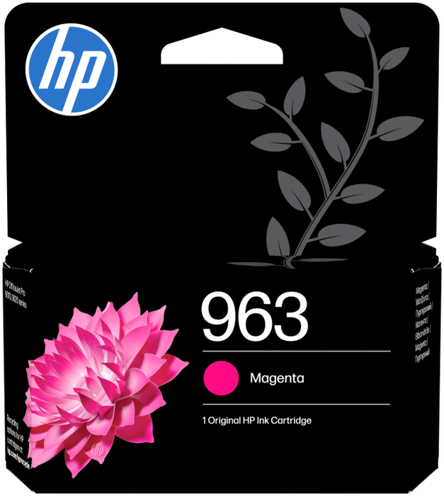 HP Cartucho de Tinta Original 963 Magenta 3JA24AE