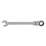 Workpro Llave Mixta de Carraca Articulada 10 mm Cromada Mate Acero Cromo Vanadio 72 Dientes