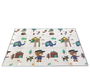 KioKids Tapete Mantita Plegable Vehículos Educativo Reversible Impermeable XPE Extra Grande 150x200 cm para Bebés +0 Meses
