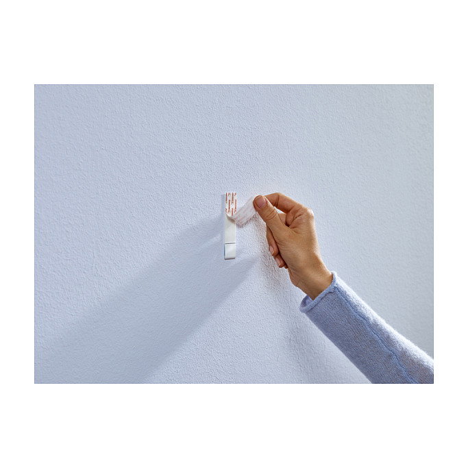 Tesa Tornillo adhesivo regulable para papel pintado y yeso hasta 1kg, 2 unidades
