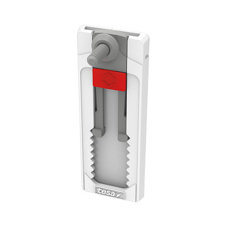 Tesa Tornillo adhesivo regulable para papel pintado y yeso hasta 1kg, 2 unidades
