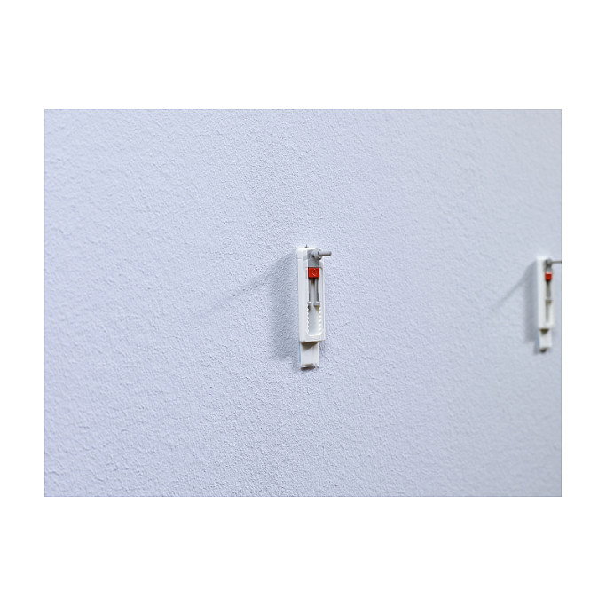 Tesa Tornillo adhesivo regulable para papel pintado y yeso hasta 1kg, 2 unidades