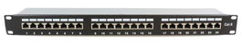 MicroConnect PP-007 Panel de Parcheo FTP de 19" Cat.6, 24 Puertos para Redes
