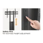 Equip 650615 Soporte de suelo para pantalla 37"-75" VESA 600x400 max 40 kg ajustable