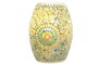 DKD Home Decor Lámpara de Sobremesa de Cristal Multicolor Craquelado