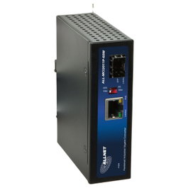 ALLNET ALL-MCI2011P-60W Convertidor de Medios Industrial PoE SFP