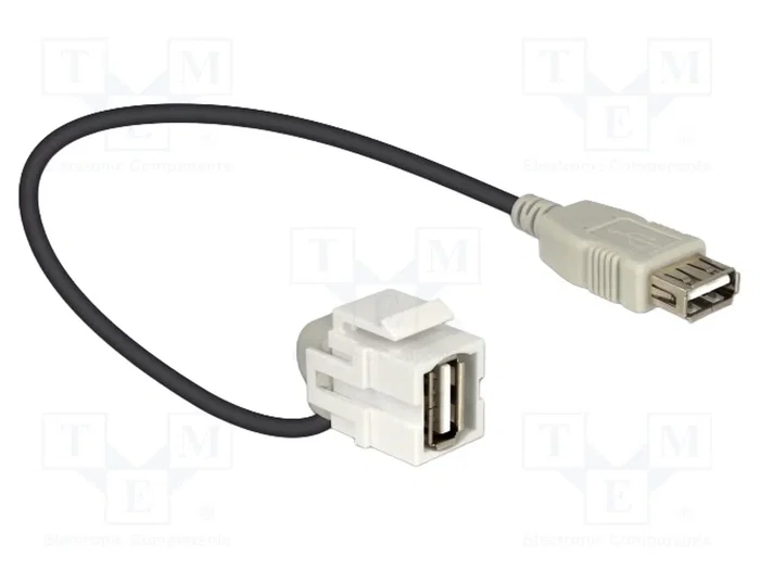 DeLOCK 86327 Cable USB A a USB A hembra con contactos chapados en oro DeLOCK 86327 Cable USB A a USB A hembra con contactos chapados en oro