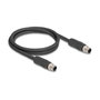 DeLOCK 80516 Cable de sensor/actuador M12 L-codificado 4 Pin a M12, 3 m, Negro