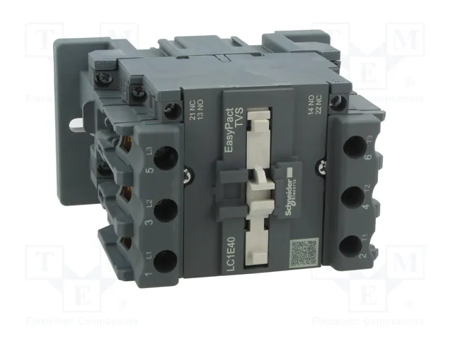 SCHNEIDER ELECTRIC Contactor Easy TeSys LC1E40F5 3-polar 110VAC