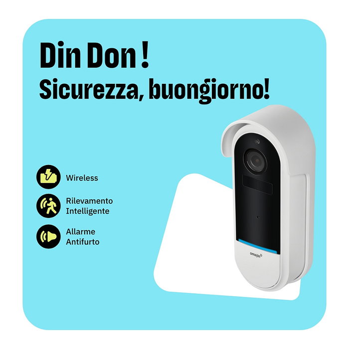 Netatmo Cámara de Seguridad Inalámbrica OWC-01-EU, 5 MP IP65 para Interior y Exterior con Batería, Visión Nocturna, MicroSD, Blanco