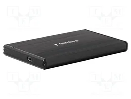 GEMBIRD Carcasa de disco 2,5 pulg. USB 3.0 Aluminio Negro