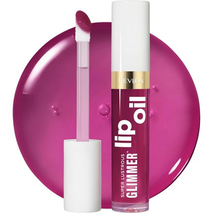Revlon Mass Market Super Lustrous Glimmer Lip Oil 06-Plum Pop