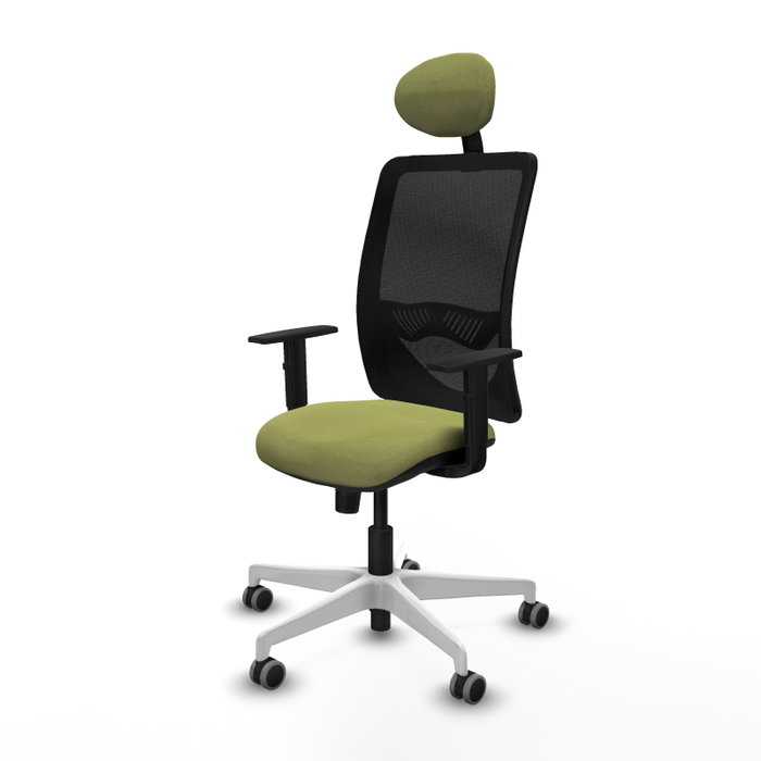PIQUERAS Y CRESPO Silla de oficina Zulema Verde oliva con mecanismo Sincro PIQUERAS Y CRESPO Silla de oficina Zulema Verde oliva con mecanismo Sincro