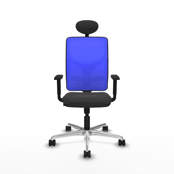 PIQUERAS Y CRESPO Silla de oficina Motilla con mecanismo Sincro, Gris oscuro y Azul PIQUERAS Y CRESPO Silla de oficina Motilla con mecanismo Sincro, Gris oscuro y Azul