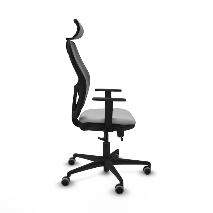 PIQUERAS Y CRESPO Silla de oficina Jorquera con mecanismo Sincro/Traslack, Gris claro y Negro PIQUERAS Y CRESPO Silla de oficina Jorquera con mecanismo Sincro/Traslack, Gris claro y Negro