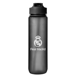SAFTA Botella Tritan Real Madrid 1000ml sin BPA, asa y sistema de pajita