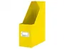 Leitz Click & Store - Revistero de cartón forrado en plástico, color amarillo, dimensiones 103x170x235 mm