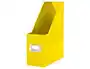 Leitz Click & Store - Revistero de cartón forrado en plástico, color amarillo, dimensiones 103x170x235 mm
