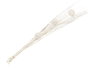 Giftdecor Ramillete 3 Bolas Blanco Metalico, Materia Vegetal Seca, 13 x 100 x 9 cm (Set de 24)