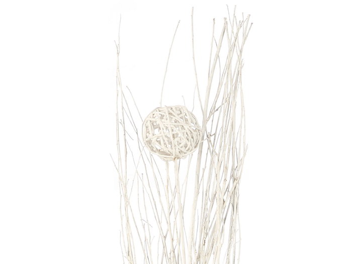 Giftdecor Ramillete 3 Bolas Blanco Metalico, Materia Vegetal Seca, 13 x 100 x 9 cm (Set de 24) Giftdecor Ramillete 3 Bolas Blanco Metalico, Materia Vegetal Seca, 13 x 100 x 9 cm (Set de 24)