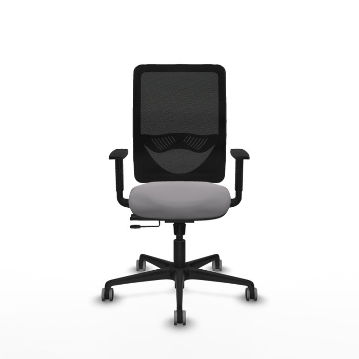 PIQUERAS Y CRESPO Silla de Oficina Zulema con Mecanismo Sincro/Traslack Gris y Negro