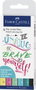 Faber Castell Pitt Artist Pen Hand Lettering Surtido Pastel Estuche 6 UD