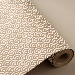 PRYSE Bobina Papel de Regalo Fantasía Kraft Reciclado 31cm x 2kg