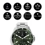Withings Scanwatch Nova 42 mm Verde Reloj Inteligente Hombre Acero Inoxidable OLED Monitoreo Cardíaco EKG